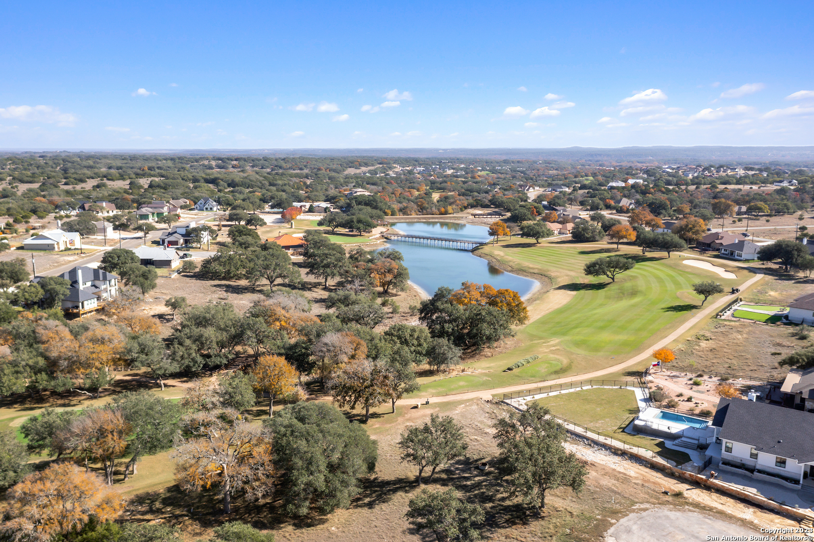 319 John Price Blanco, TX 78606 - Photo 16 of 18 an aerial view of residential houses with outdoor space