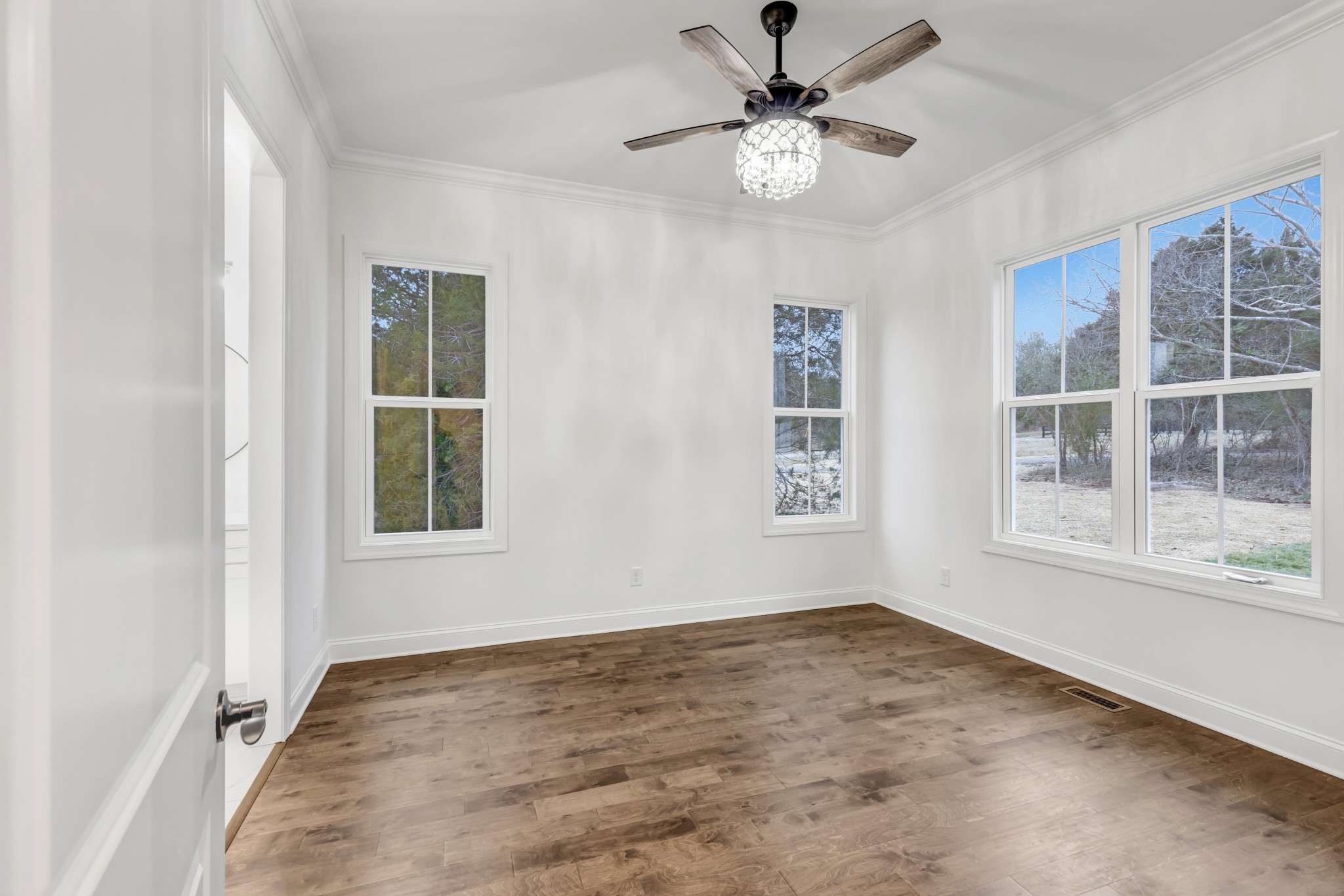 7483 Liberty Road Fairview, TN 37062 - Photo 36 of 65 an empty room with windows and fan