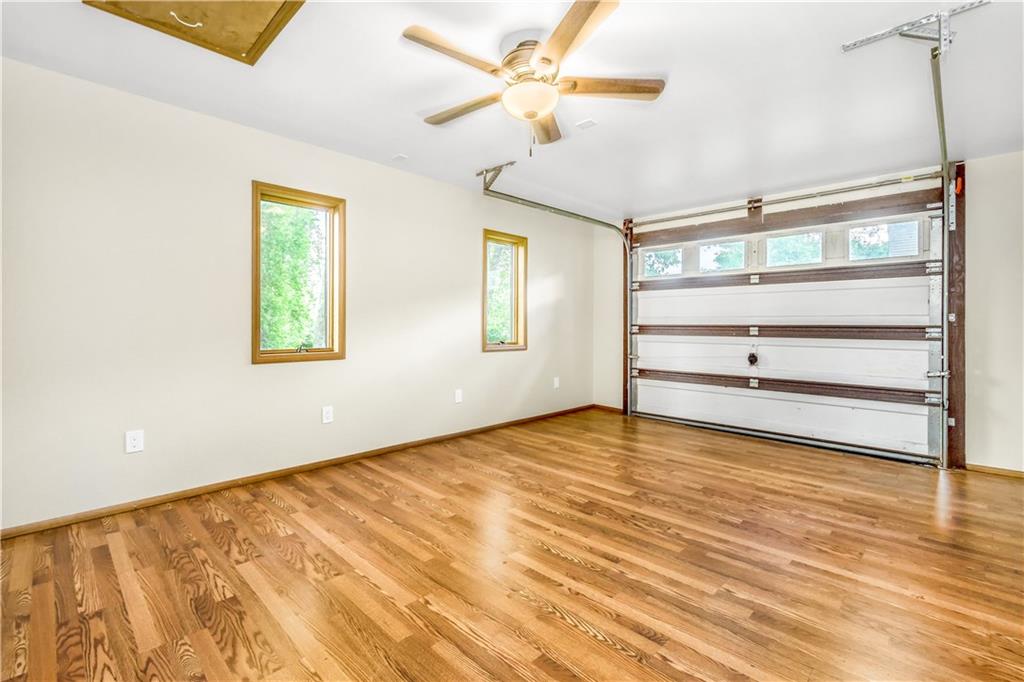 129 MacArthur Road Clairton, PA 15025 - Photo 22 of 25 The Shed is a Finished Space with Heat, Ceiling Fan and Natural Light! Perfect for an Office, Workout Room, Art Studio or Backyard Entertainment