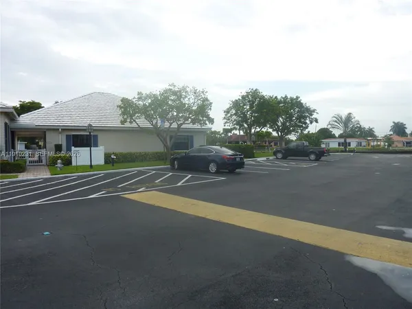 a outdoor space with patio area