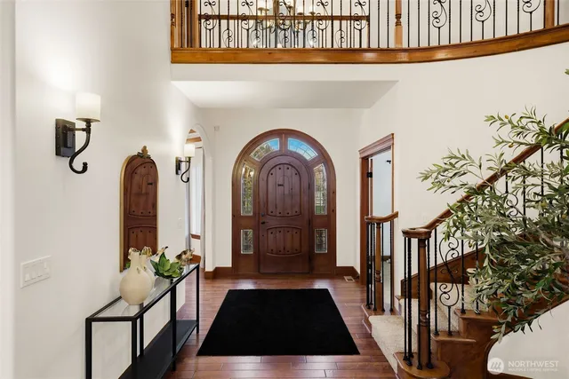 a view of a entryway door front of house