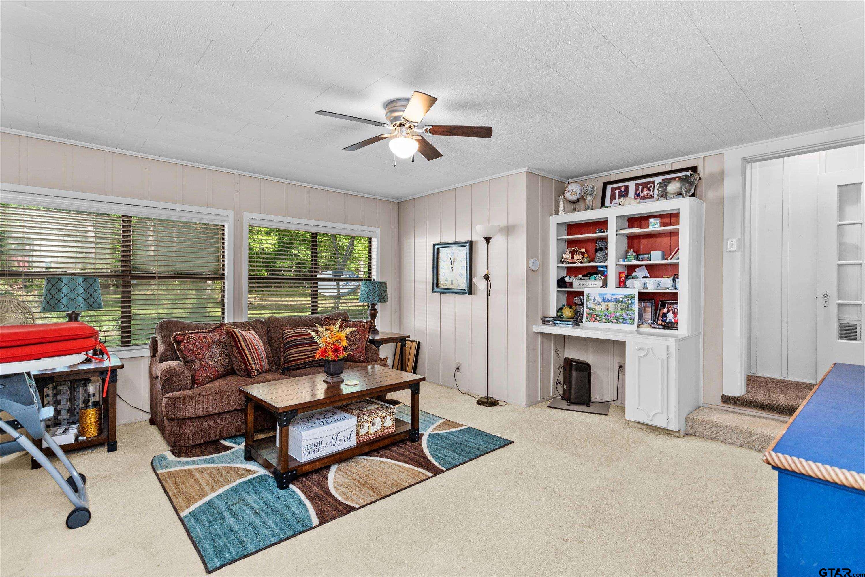 552 Highway 7 Crockett, TX 75835 - Photo 10 of 35 a living room with furniture and a fireplace