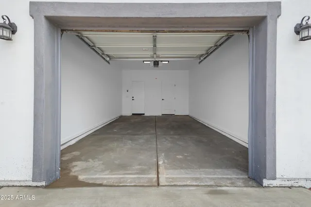 a view of wooden door