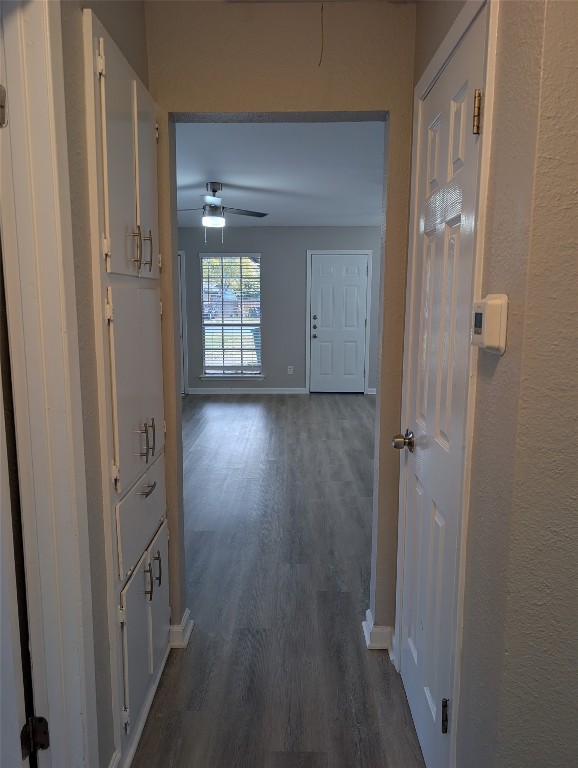 5102 Par Cove, Unit B Austin, TX 78744 - Photo 11 of 11 wooden floor in a gallery