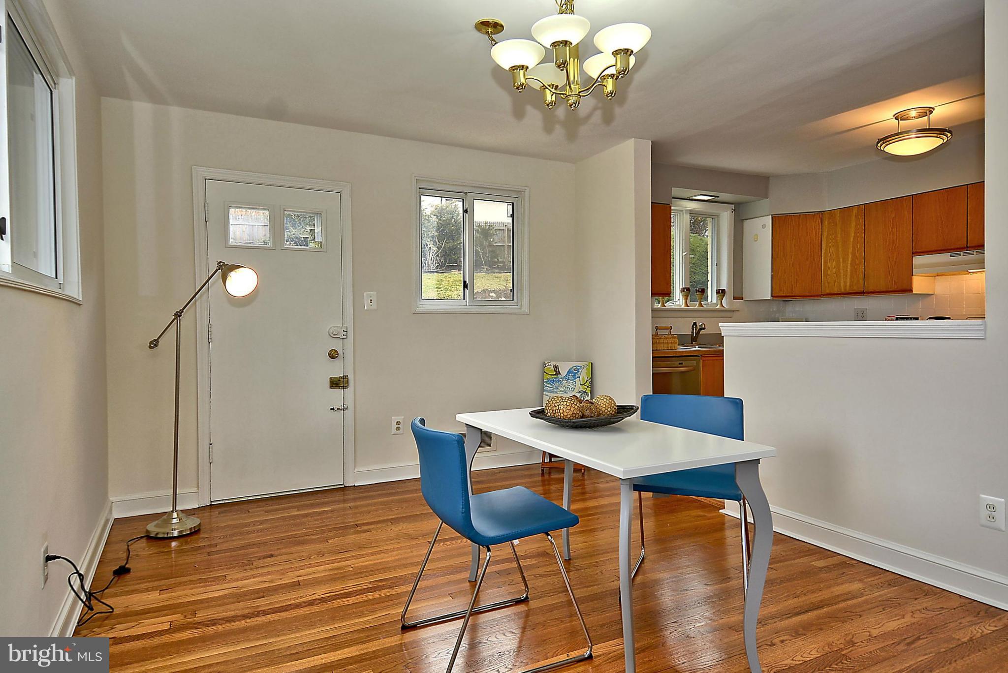 2821 Spencer Road Chevy Chase, MD 20815 - Photo 8 of 28 Dining Room Open to Kitchen and Living Room