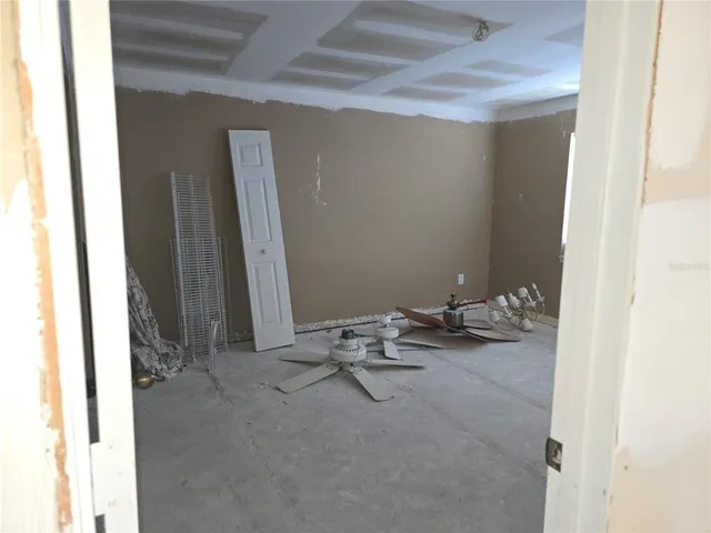 a view of a room with chairs