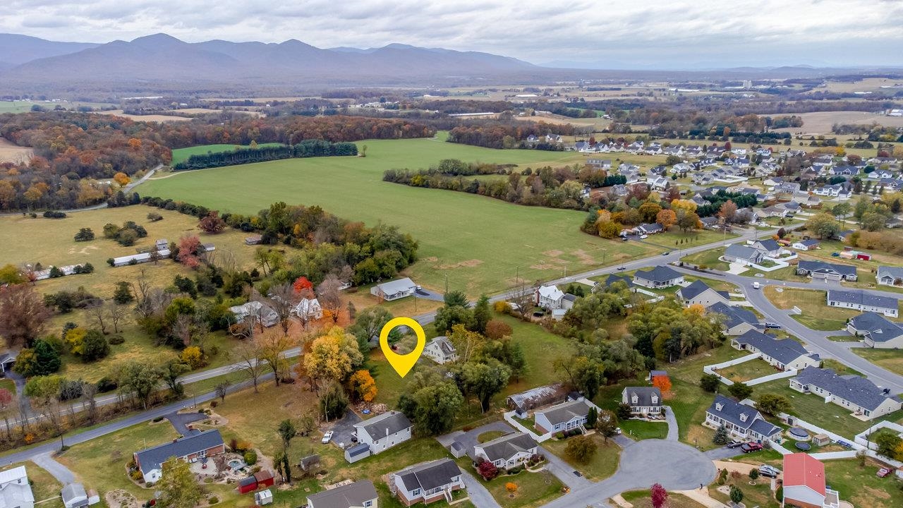 Town Hall Road McGaheysville, VA 22840 - Photo 11 of 14 an aerial view of a city and lake view