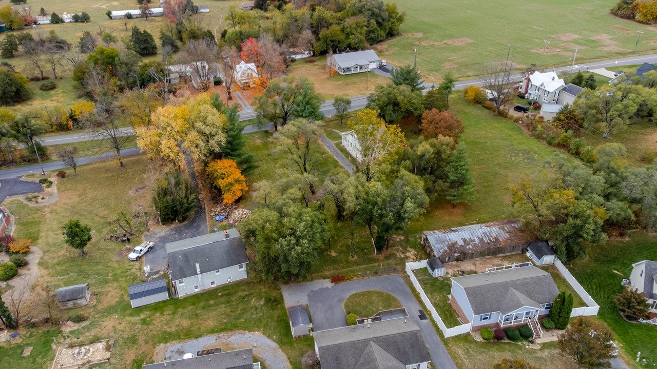 Town Hall Road McGaheysville, VA 22840 - Photo 9 of 14 an aerial view of residential house with outdoor space and swimming pool