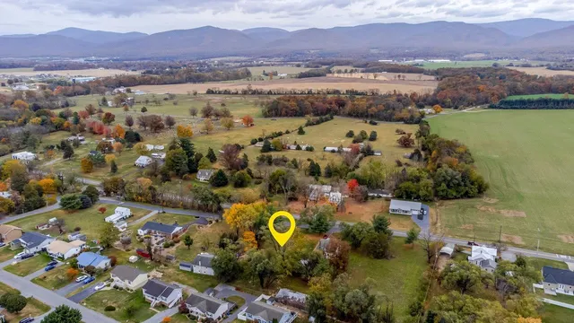 a view of lake and mountain