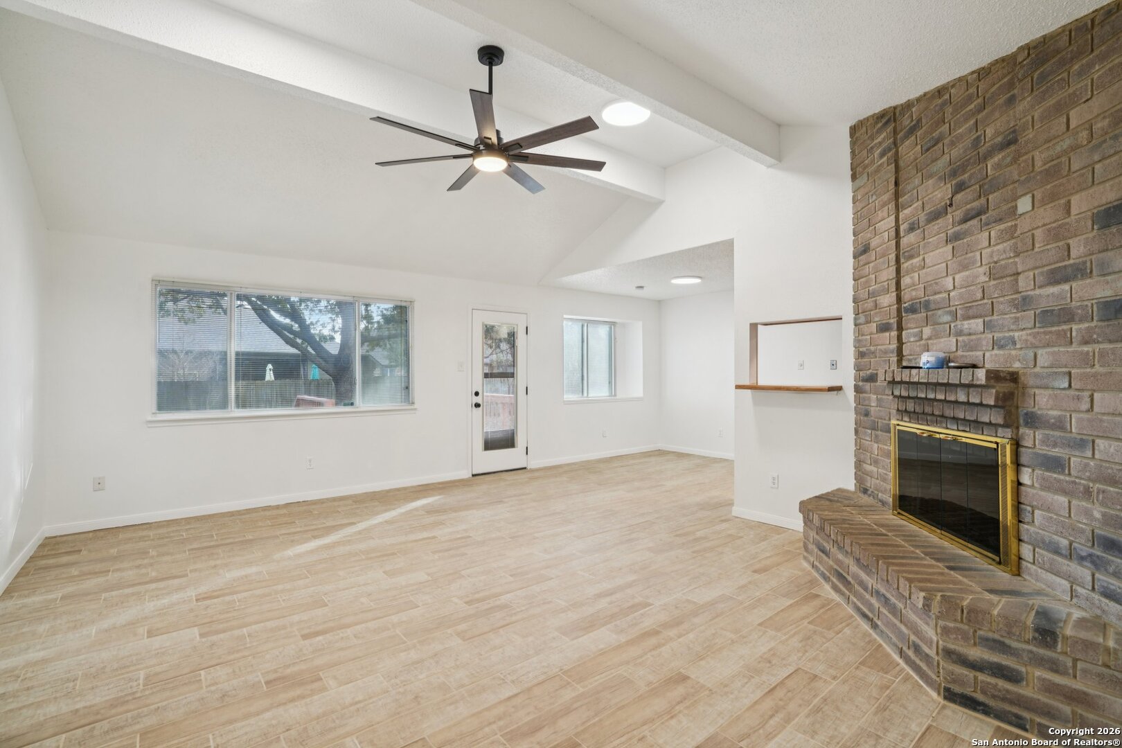 1012 Dimrock Schertz, TX 78154 - Photo 3 of 20 a view of livingroom with furniture flat screen tv and ceiling fan