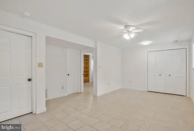 a view of an empty room