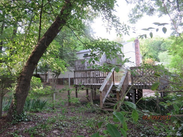 9601 Kendrick Road North Chesterfield, VA 23236 - Photo 6 of 44 9601 Kendrick Rd - Rear Deck