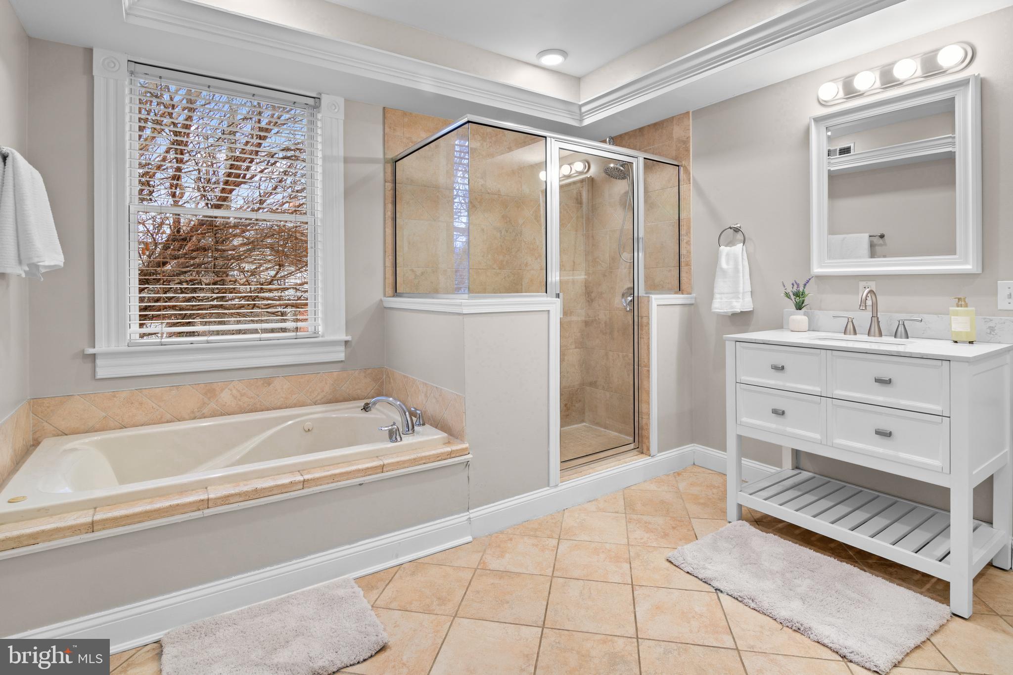 1535 South Hanover Street Baltimore, MD 21230 - Photo 20 of 43 a bathroom with a tub a sink and a shower