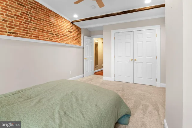 a picture of a bench in front of a door