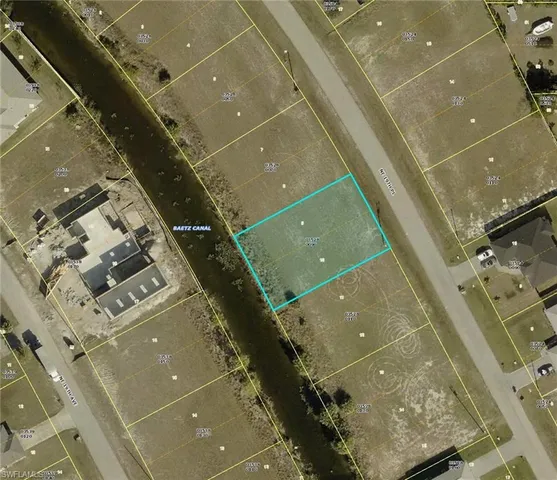 an aerial view of a residential building