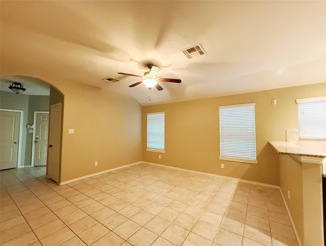 a view of an empty room