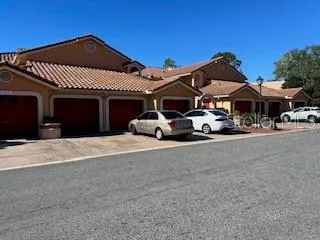 a car parked in front of a house