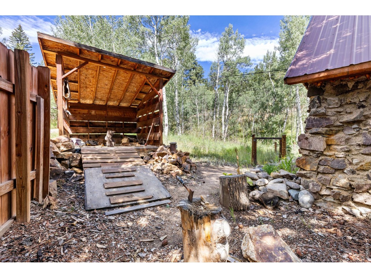 665 Lower Travis Gulch Road Black Hawk, CO 80422 - Photo 45 of 47 Wood shed
