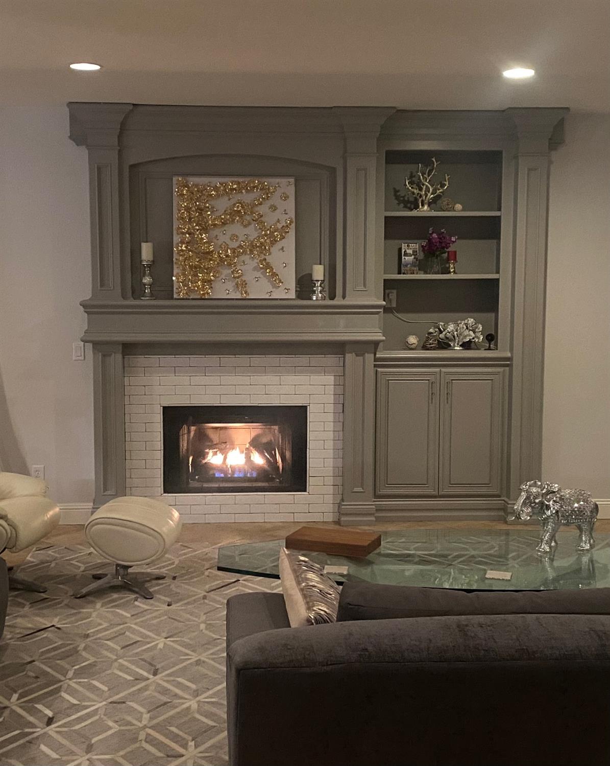 3497 Foxmore Lane Rescue, CA 95672 - Photo 27 of 83 Fireplace and Cabinets