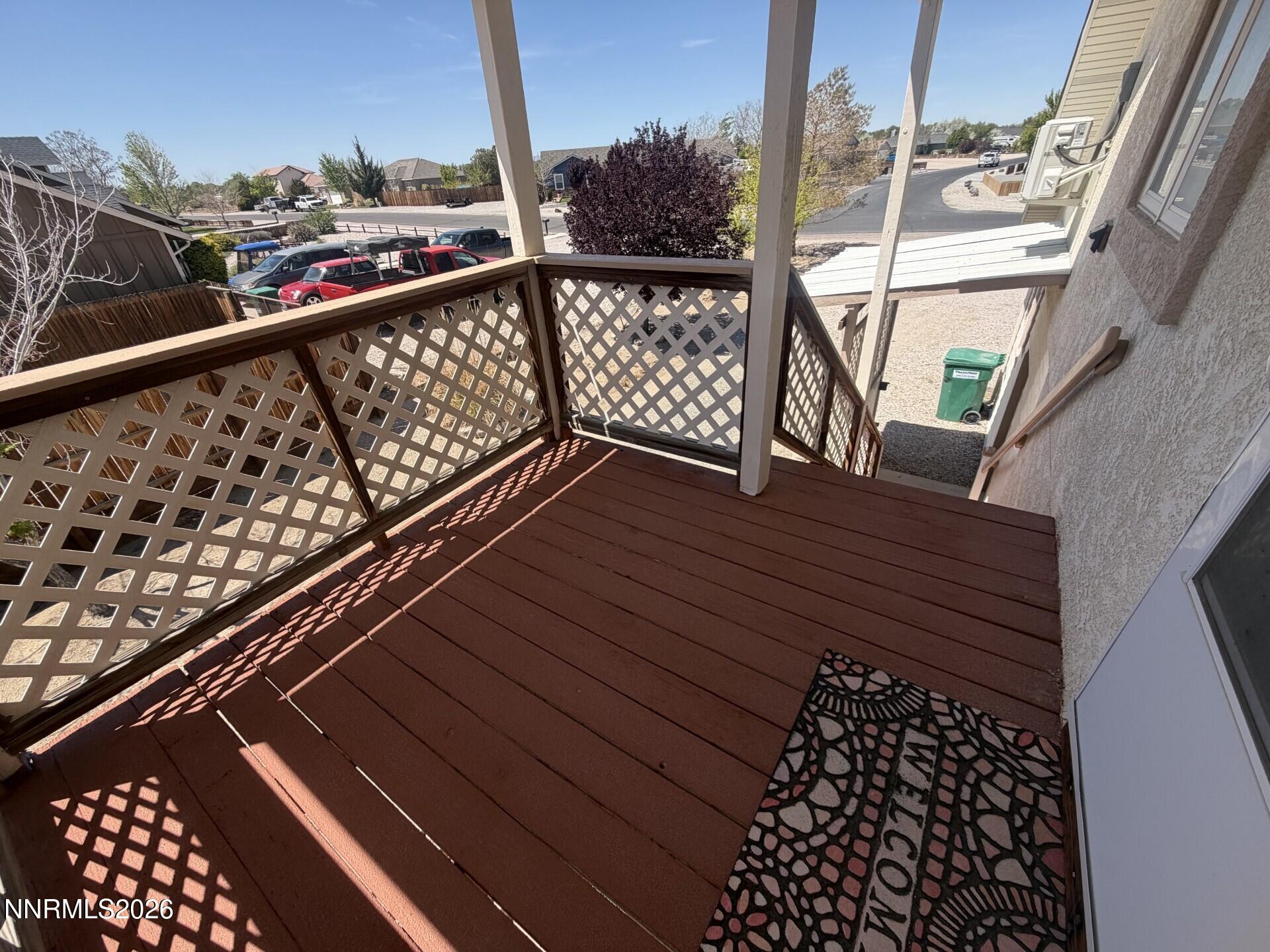 765 Hunter Park Way Fallon, NV 89406 - Photo 18 of 30 a view of balcony with wooden floor