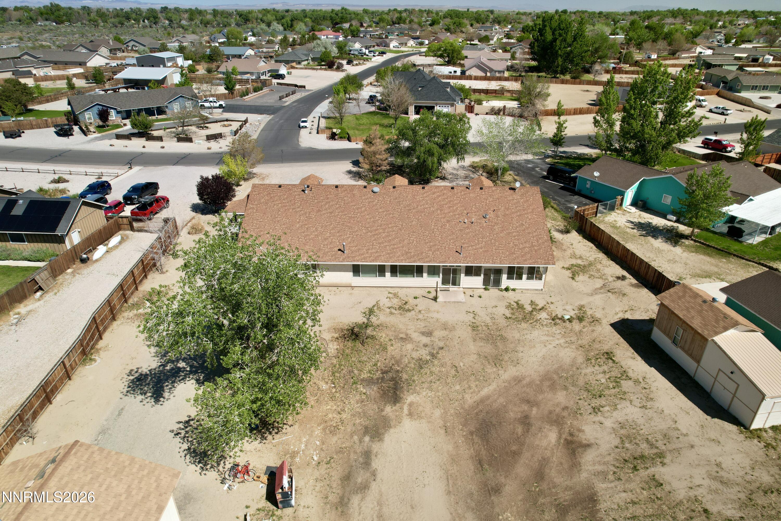 765 Hunter Park Way Fallon, NV 89406 - Photo 29 of 30 an aerial view of residential houses with outdoor space