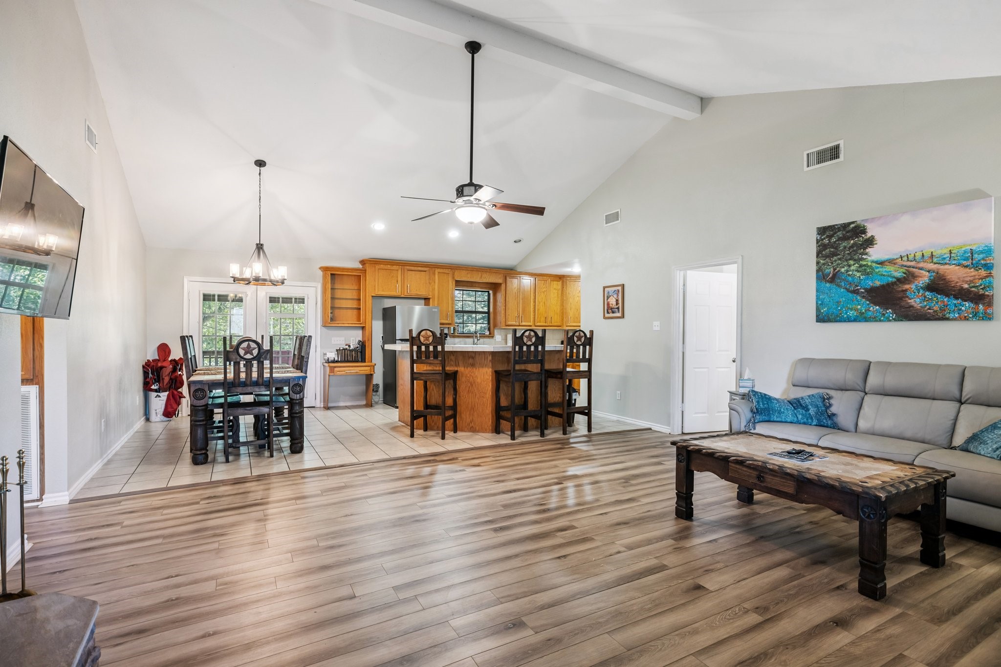 148 Crest Lane Onalaska, TX 77360 - Photo 15 of 38 An amazing space for family and friend gatherings.