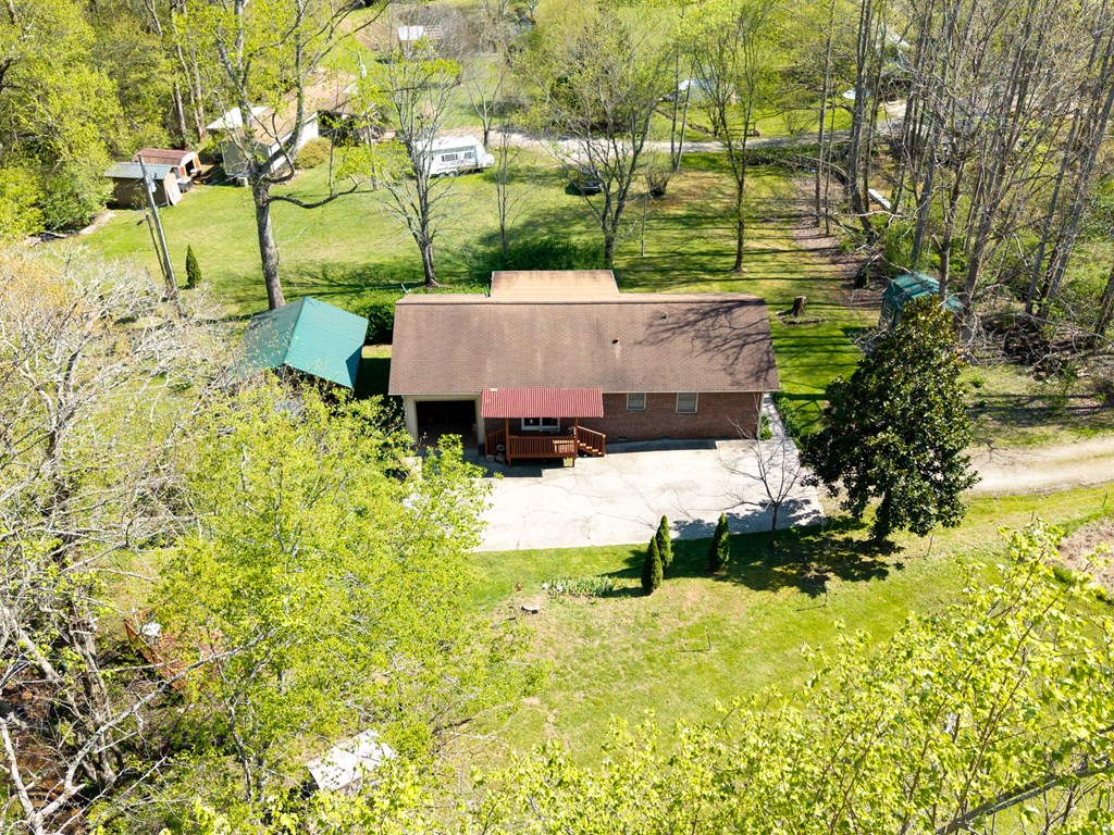 496 Jackie Cove Road Hayesville, NC 28904 - Photo 30 of 41 a view of a garden with plants