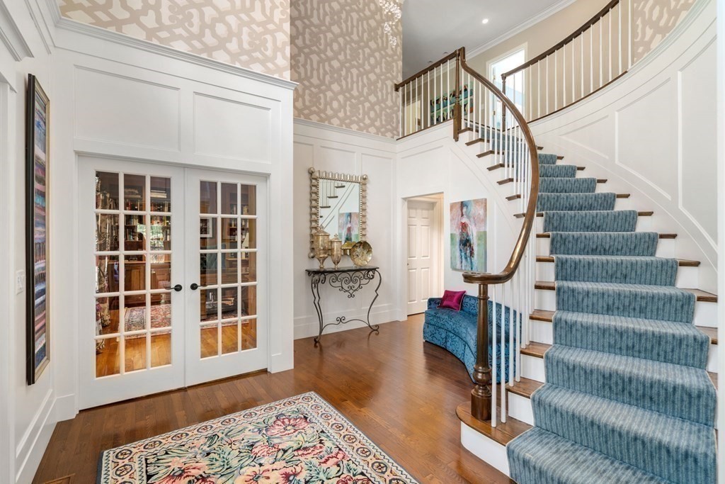 47 Claypit Hill Road Wayland, MA 01778 - Photo 3 of 21 a view of entryway and hall with wooden floor