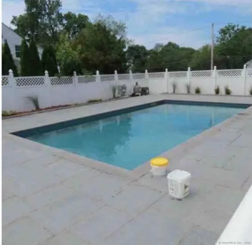 a outdoor living space with furniture