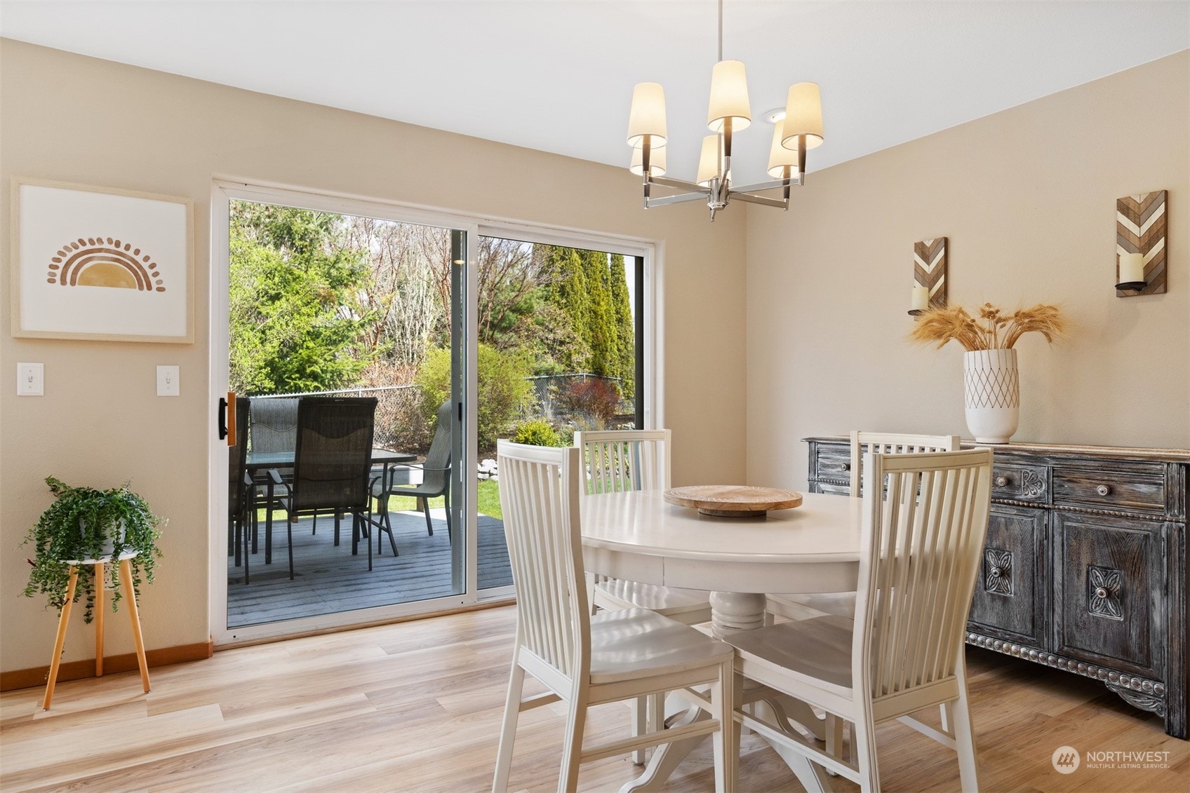 1308 Roma Road Bellingham, WA 98226 - Photo 13 of 39 a view of a dining room with furniture window and wooden floor