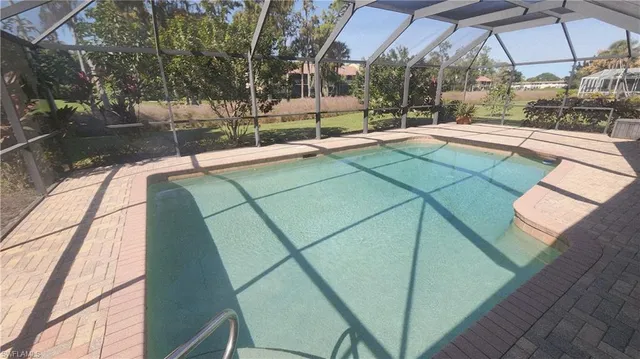 a view of a park from a balcony