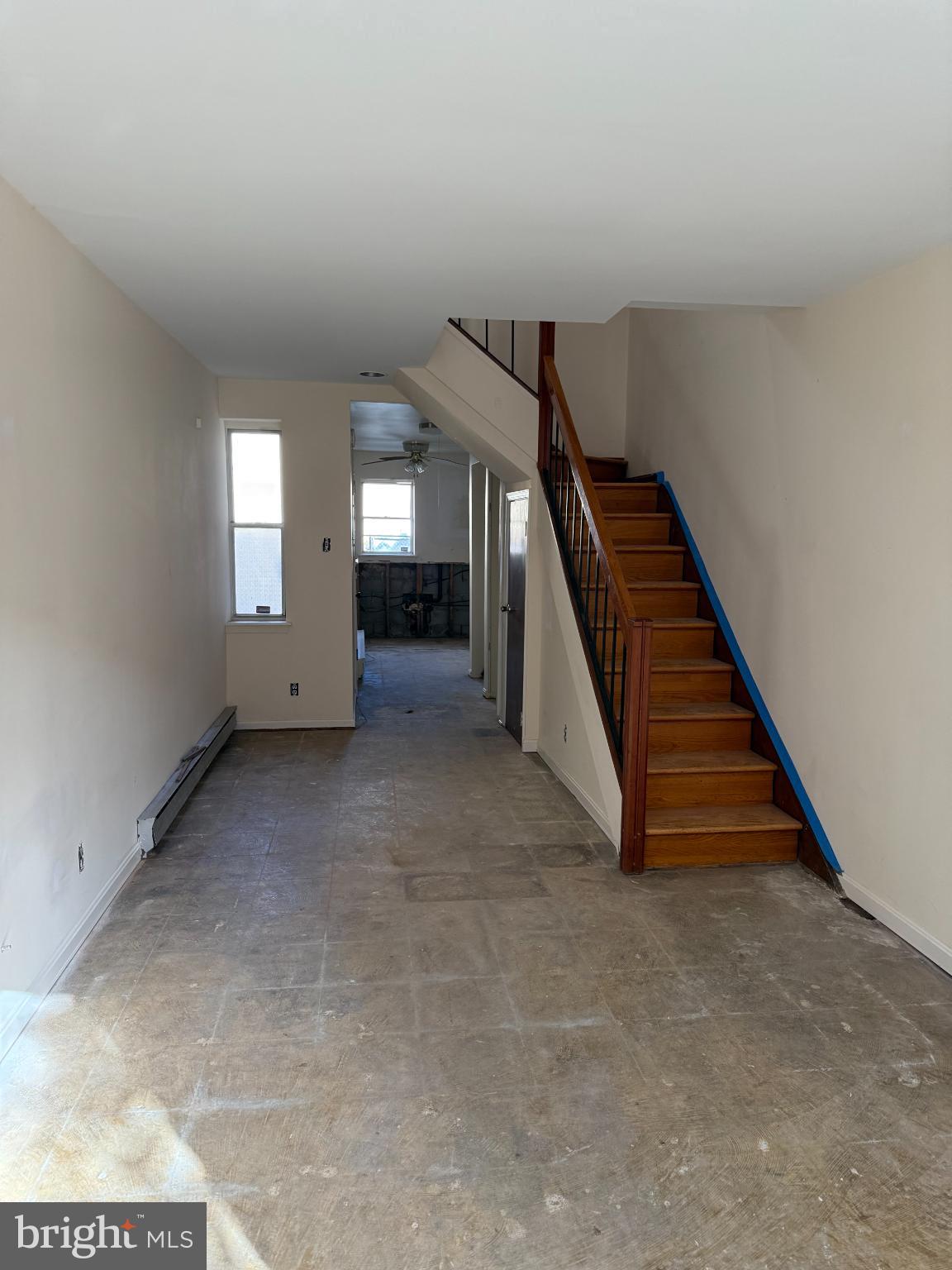 48 West West Street Baltimore, MD 21230 - Photo 7 of 10 a view of an empty room with stairs