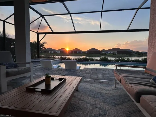 a view of outdoor space with lounge chair