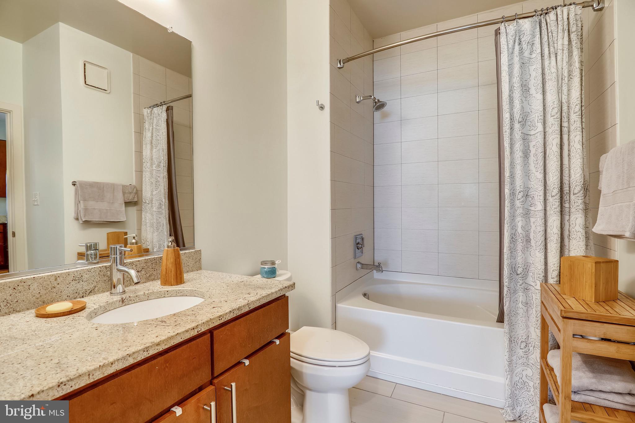 8005-13 13th Street, Unit 404 Silver Spring, MD 20910 - Photo 16 of 51 Granite Vanity With Large Tub.