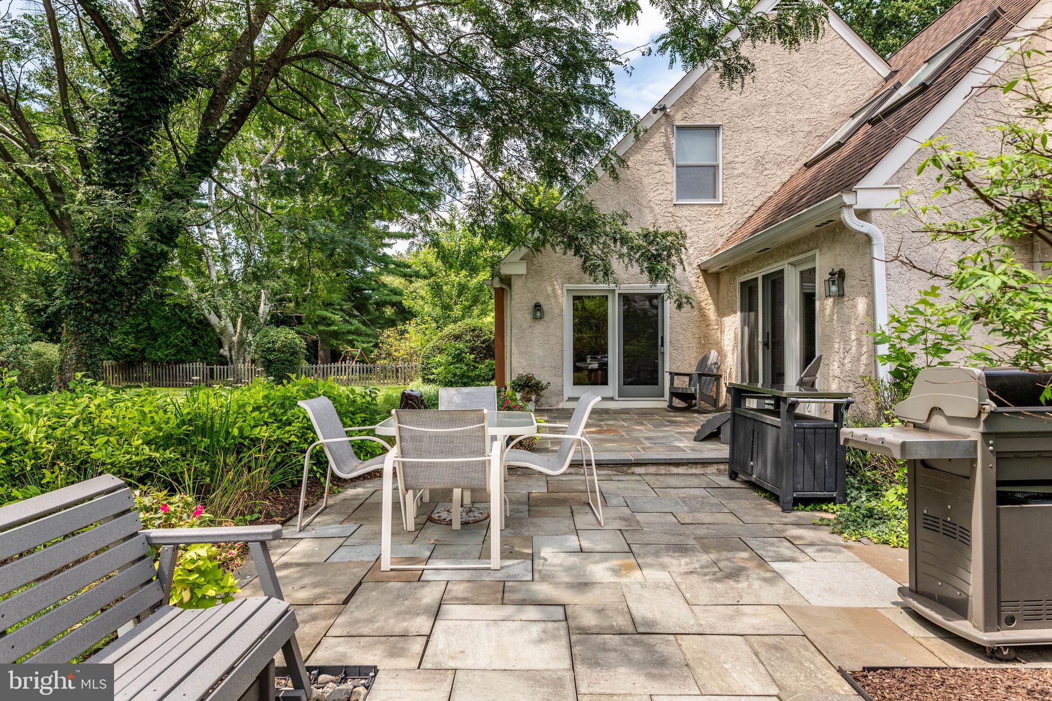 424 Gilpin Road Narberth, PA 19096 - Photo 31 of 38 Rear Patio.