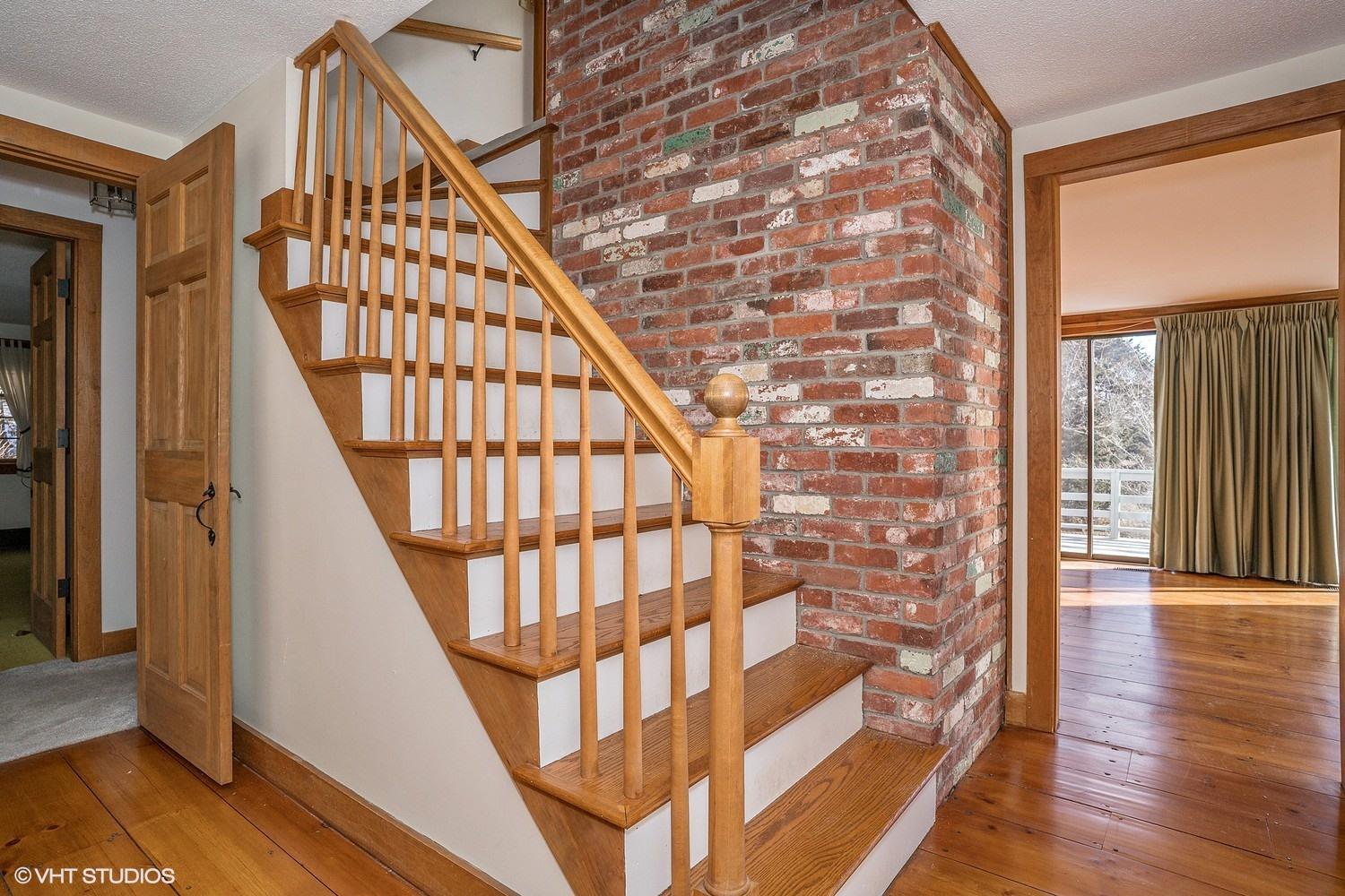 26 Point Hill Road West Barnstable, MA 02668 - Photo 10 of 23 a view of staircase with wooden floor and stairs