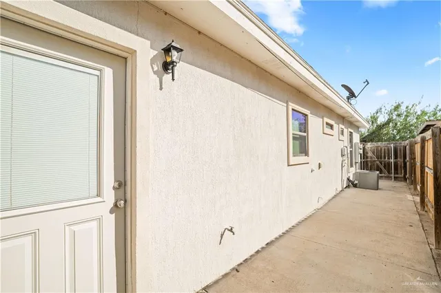 a view of a house with a outdoor space
