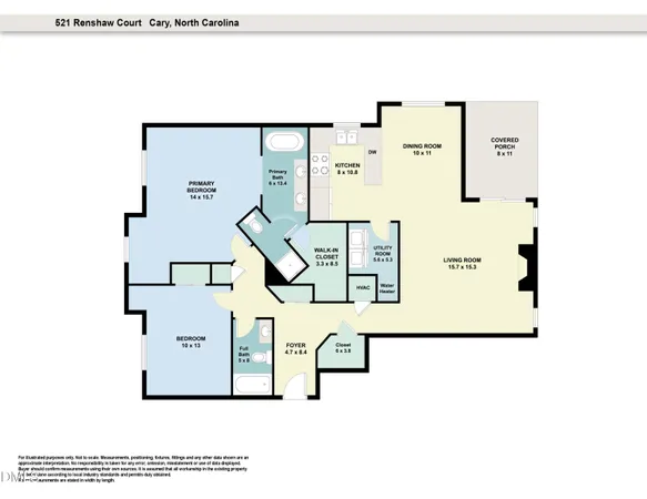 $275,000 | 521 Renshaw Court, Cary, NC 27518