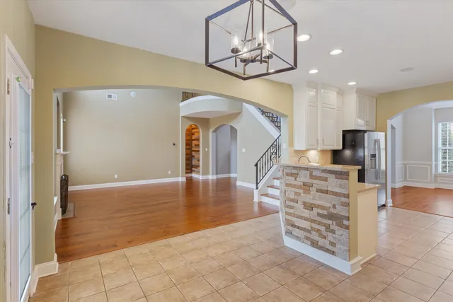 a view of outdoor space with deck and yard