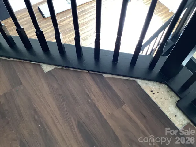 a view of wooden floor