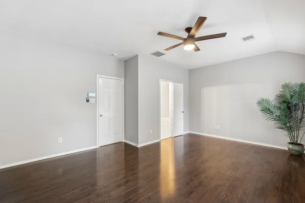 wooden floor in an empty room