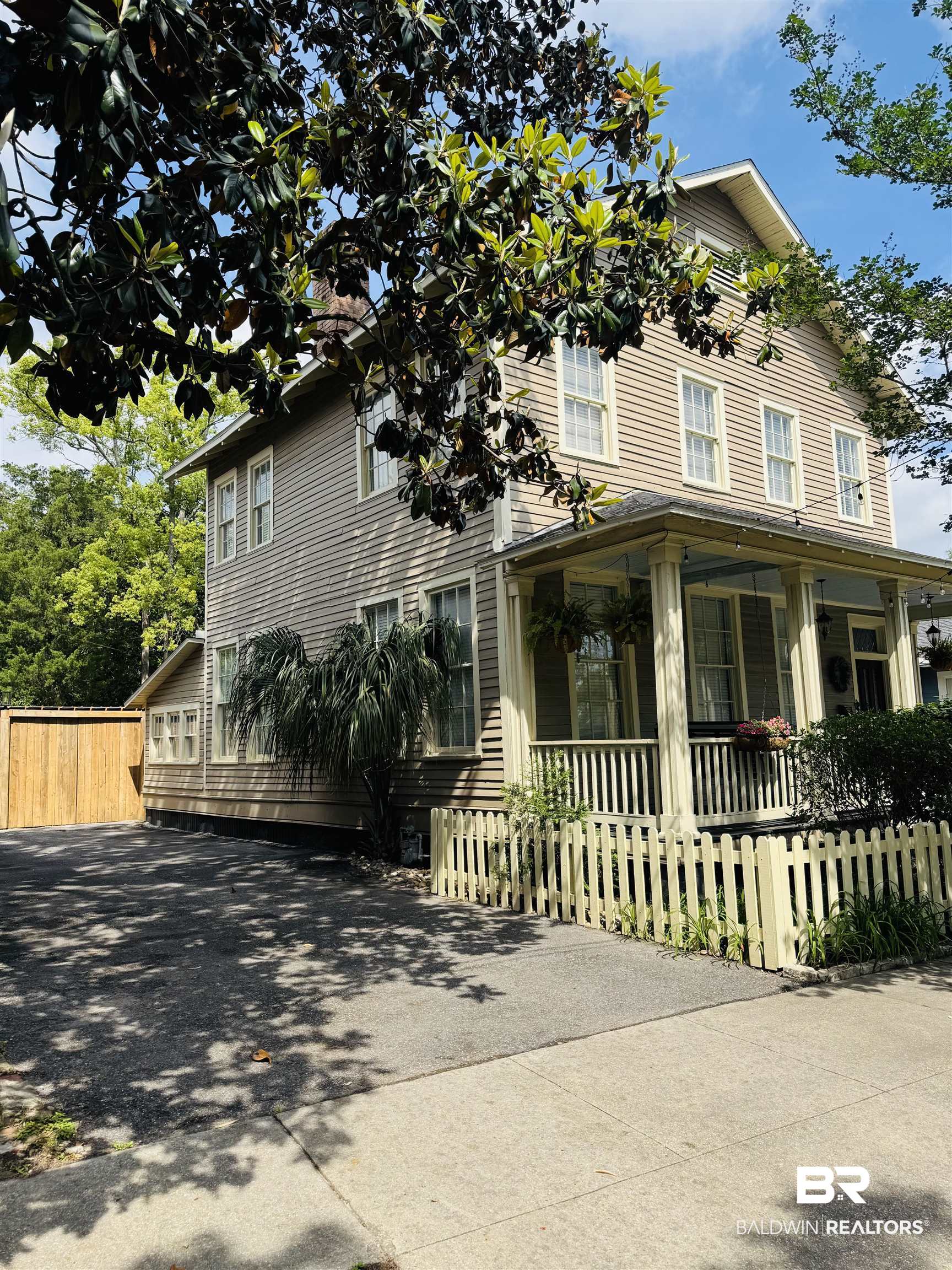 54 South Catherine Street Mobile, AL 36604 - Photo 51 of 55 Charming picket fencing and gardens surrounding front