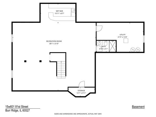 $1,049,000 | 15-w601 81st Street, Burr Ridge, IL 60527