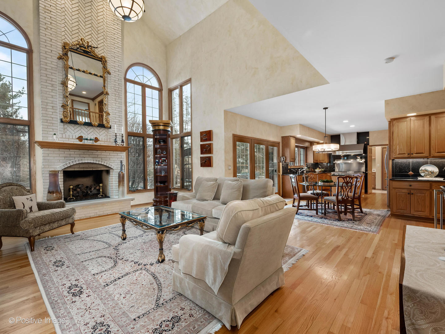 15-w601 81st Street Burr Ridge, IL 60527 - Photo 5 of 42 a living room with fireplace furniture and a fireplace