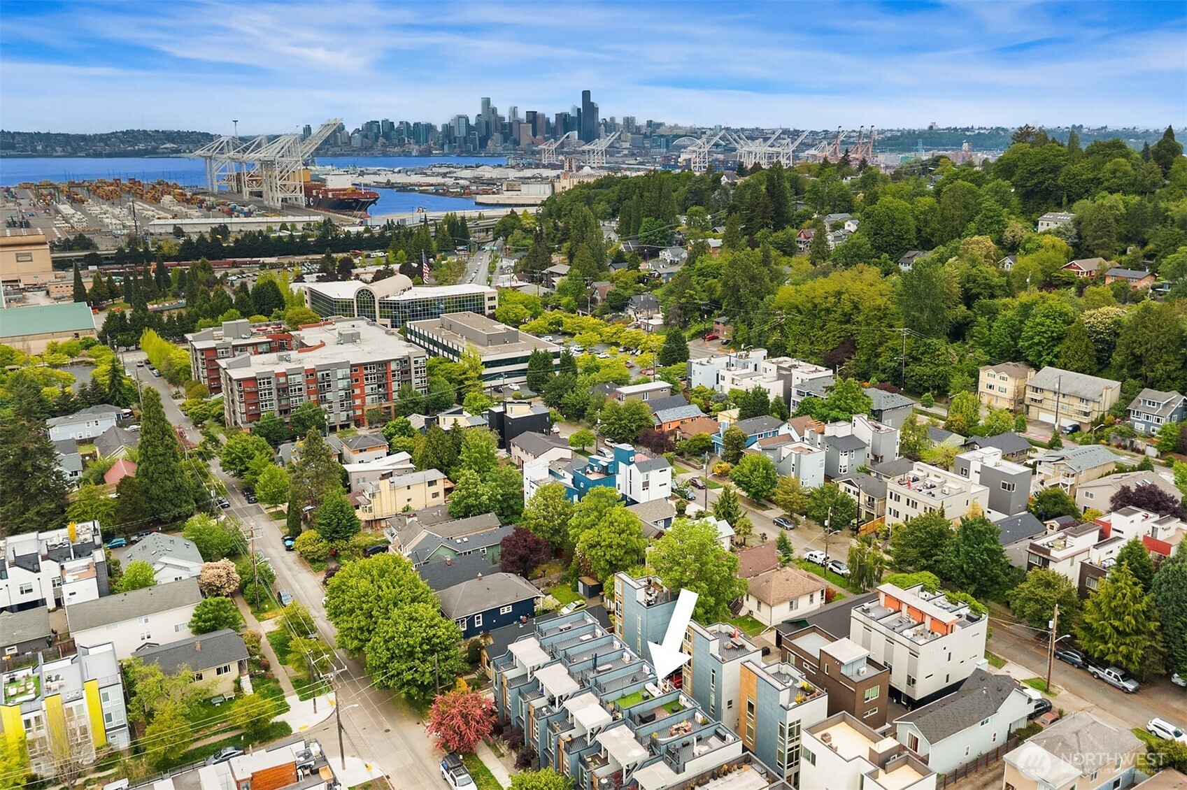 4308 26th Avenue Southwest, Unit F Seattle, WA 98106 - Photo 18 of 21 a view of a city