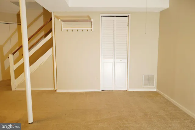 a view of an empty room