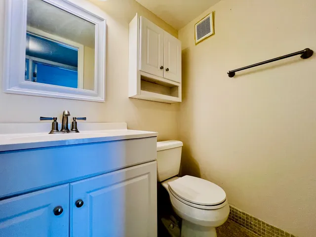 a bathroom with a sink and a toilet