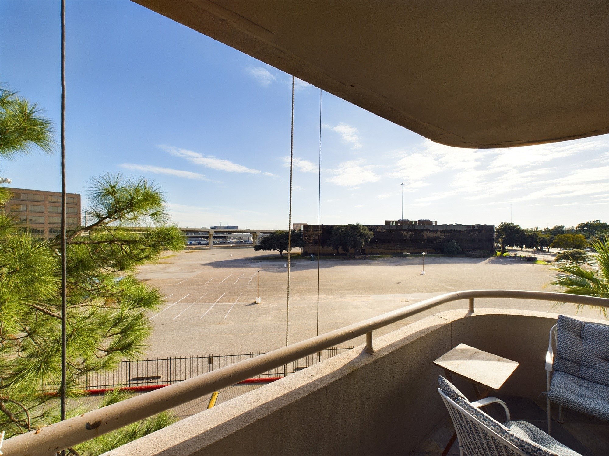 3525 Sage Road, Unit 403 Houston, TX 77056 - Photo 12 of 35 Clear Southwest View and Pool View on the Balcony