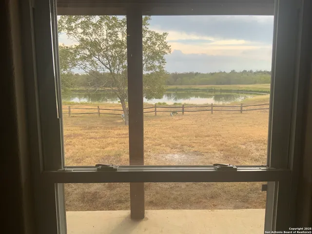 a view of ocean from a window