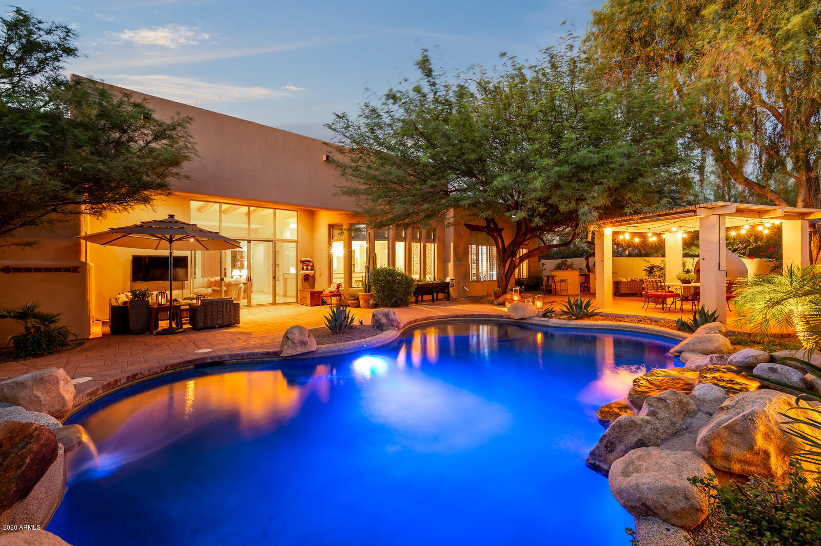 9669 East Peak View Road Scottsdale, AZ 85262 - Photo 29 of 36 Resort Backyard